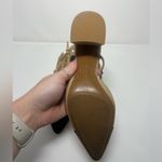 Anne Klein | brinlee sling back pump | size 7 black & nude heels | strap heels Photo 7