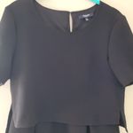 Madewell Black Boxy Top Tiered Dress Photo 1