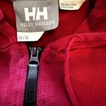 Helly Hansen  Hoodie Full Zip Jacket Pockets Y2K Contrast Piping Pink Brown M Photo 3