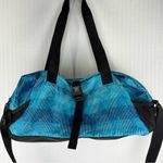 C9 Champion Yoga Duffel Travel Sports Gym Bag Blue Print Black Trim 18” Carryall Photo 1
