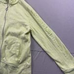 Calvin Klein  WOMENS BRIGHT GREEN ZIP UP FLEECE HOODED JACKET SIZE XS Photo 1