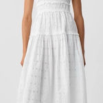 Gap X DOEN Eyelet Midi Dress Size XL White Photo 0