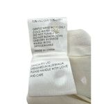 Sancia The Mayson Long Sleeve Mini Dress In Cream Size Medium Linen Blend White Photo 4