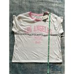 Grayson Threads NWT!  White Pink Barbie Los Angeles Tennis Club Tee Large Photo 4
