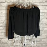 Brandy Melville Black Crop Top Blouse- One Size XS Or Small Photo 3