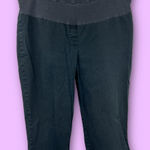 Motherhood Maternity  XL Womens Black Slim Straight Capri Jeans Photo 0