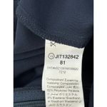 SheIn  Wide Leg Pants Navy Blue High Waisted‎ Button Detail Pleated Culottes L Photo 7