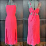 The Fifth Label Fresco Linen Back Tie Cutout Maxi Dress ~ Size Large 💛🍄 Photo 1