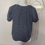 Madewell  • texture & thread peasant striped boxy top Photo 98