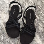 Aerosoles Black Flat Sandals Photo 0