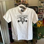 Thrasher White  Skategoat skateboarding tee  Photo 0
