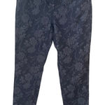 Style & Co Style &‎ Co Floral Blue Textured Wash Tapered Jeans Women's Size 8 Photo 0