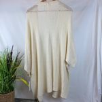 UGG  Ivory Kennedy Knit Long Sleeve Duster Sweater L Photo 3