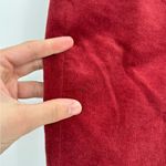 Soft Surroundings  Burgundy Corduroy High Rise Skinny Pants size 12P petite Photo 5