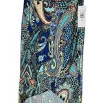 Sunny Leigh Paisley Midi Skirt NWT Size Medium Petite Wrap Look Skirt Photo 0