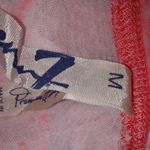 Seven7  M Coral Red Thin Embellished Top Photo 1