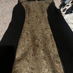 Magaschoni  black and gold dress S Photo 4