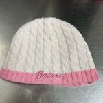 Top Of The World  University of Florida Womens White & Pink Cable Knit Beanie EUC Photo 0