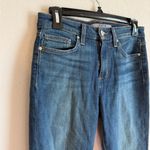 joe's jeans Joe’s Jeans Myra Dark Wash Blue Denim Skinny Jeans Womens 27 Raw Distressed Hem Photo 1