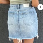 Pistola RUMI Blue Distressed Denim jean mini Skirt Size 26 Photo 1