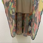 Colorful Pop Art Pleated Long Skirt M Size M Photo 5