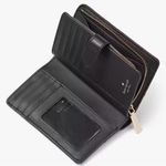 Kate Spade  Black Quilted Leather Wallet Photo 1