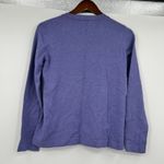 Boden button front long sleeve cotton lavender purple cardigan sweater size 8 Photo 1
