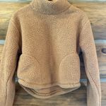 All In Motion Women's Cozy Cowl Neck Pullover Sweatshirt -  Camel Small Photo 2