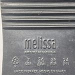 Melissa  Flox III Women's Shoes Size 7 Jelly Flat Black/White Platform Sandals Photo 7