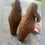 Madewell Womens  camel black high heel shoes Photo 3