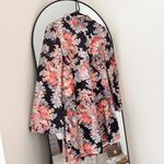 ZARA Oriental Dress Mock Neck Asian Print Photo 1