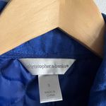 Christopher & Banks  Blue Quilted Vest Small Button Front Fall Layering Photo 2