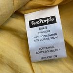 Free People  Gold Leather Sleeveless Mini Party Dress Size 8 NWT Fairygoth Glam Photo 7