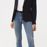 NWT! Silk Trim Blazer Black Size M Photo 0