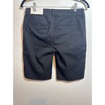 Brand New American Eagle Women's Size 2 Skinny Bermuda Super Stretch Shorts Black Photo 2