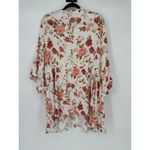 Torrid  Babydoll Challis Kimono Sleeve Top Floral Size 5 5x Feminine Flowy V Neck Photo 3