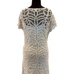 Boston Proper Ivory Crochet Dress Lot Bundle 2 Slip Dress under Stretch Sz M Photo 5