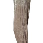 Victoria's Secret  Gold Metallic Plisse Pleated Joggers Size Small Photo 2