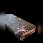 Coach  F29931 Brown Floral Women's Wallet NWOT Photo 12