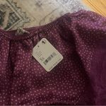 Free People NWT FP Dark Purple Lace Trim Sleepwear Shorts Photo 4
