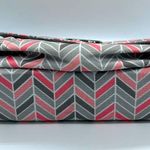 NEW Lillybet by Demdaco Diaper Clutch chevron pink&gray multiple way to … Pink Photo 6