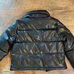 Alya Bhome Pleather Puffer Jacket Photo 1