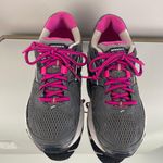 Brooks Women’s Grey Pink Ravenna 5 Road-Running Athletic Workout Sneaker Shoes Photo 5