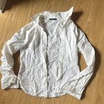 Brandy Melville White Button-Up Shirt Photo 0