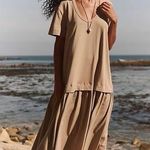 Free People NWOT  Herron Drop-Waist Maxi Photo 0