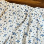 White blueberry print coquette pajama pants Photo 4