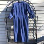 Talbots Denim 4 Blue Jean Button-Up Dress Photo 3