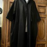 Y's by Yohji Yamamoto Classic Black Trench Coat/ Dress Size M Photo 0