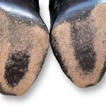 Stuart Weitzman Platform Heels Black Patent Leather Snakeskin Embossed Pumps Photo 9