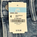 J. McLaughlin  Emmie Jeans 4 NWT $178 Dark‎ Wash Blue Denim Stretch Cotton Solid Photo 6